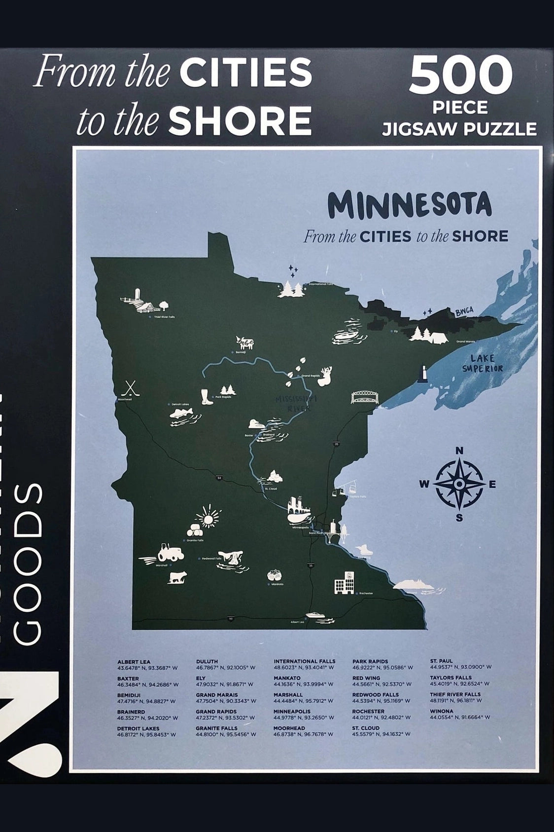 Minnesota: from the Cities To the Shore Puzzle