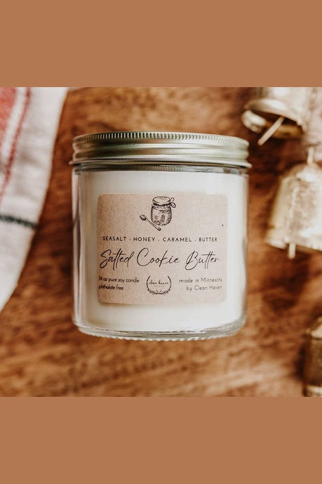 Salted Cookie Butter Soy Candle