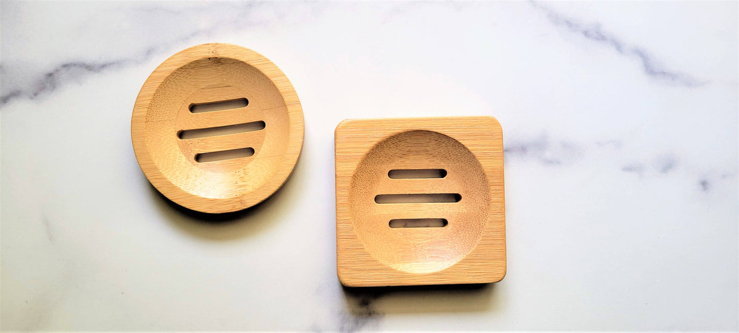 Bamboo Shower Steamer Tray : Round