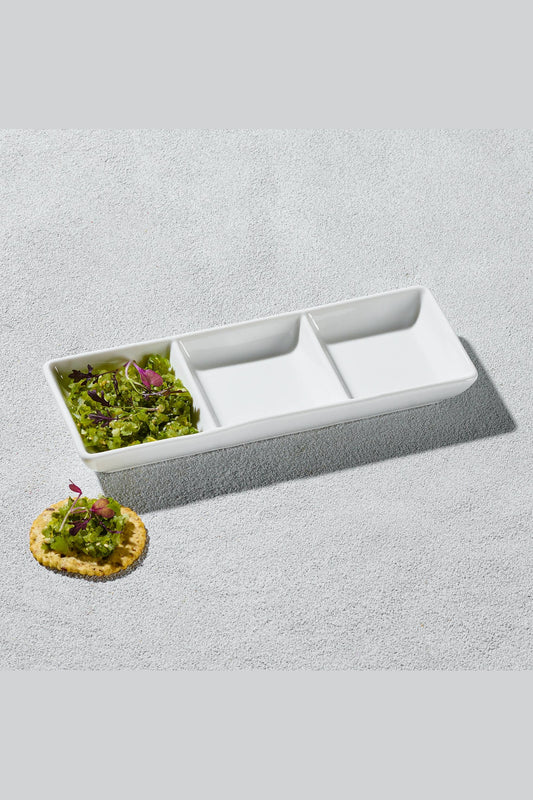 Vikko Lightning 3-Sectional Compartment Dish