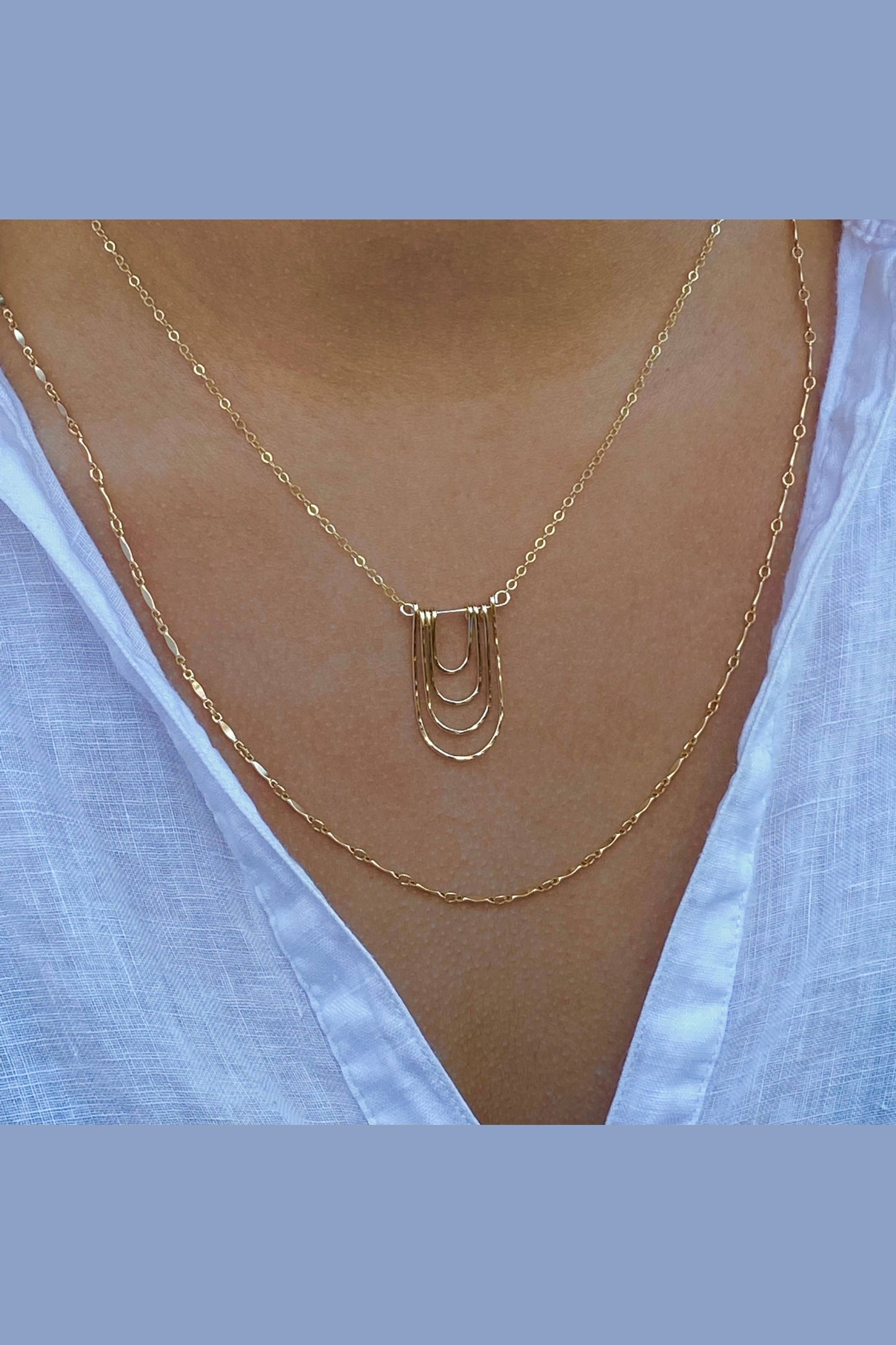 Modern Arc Necklace