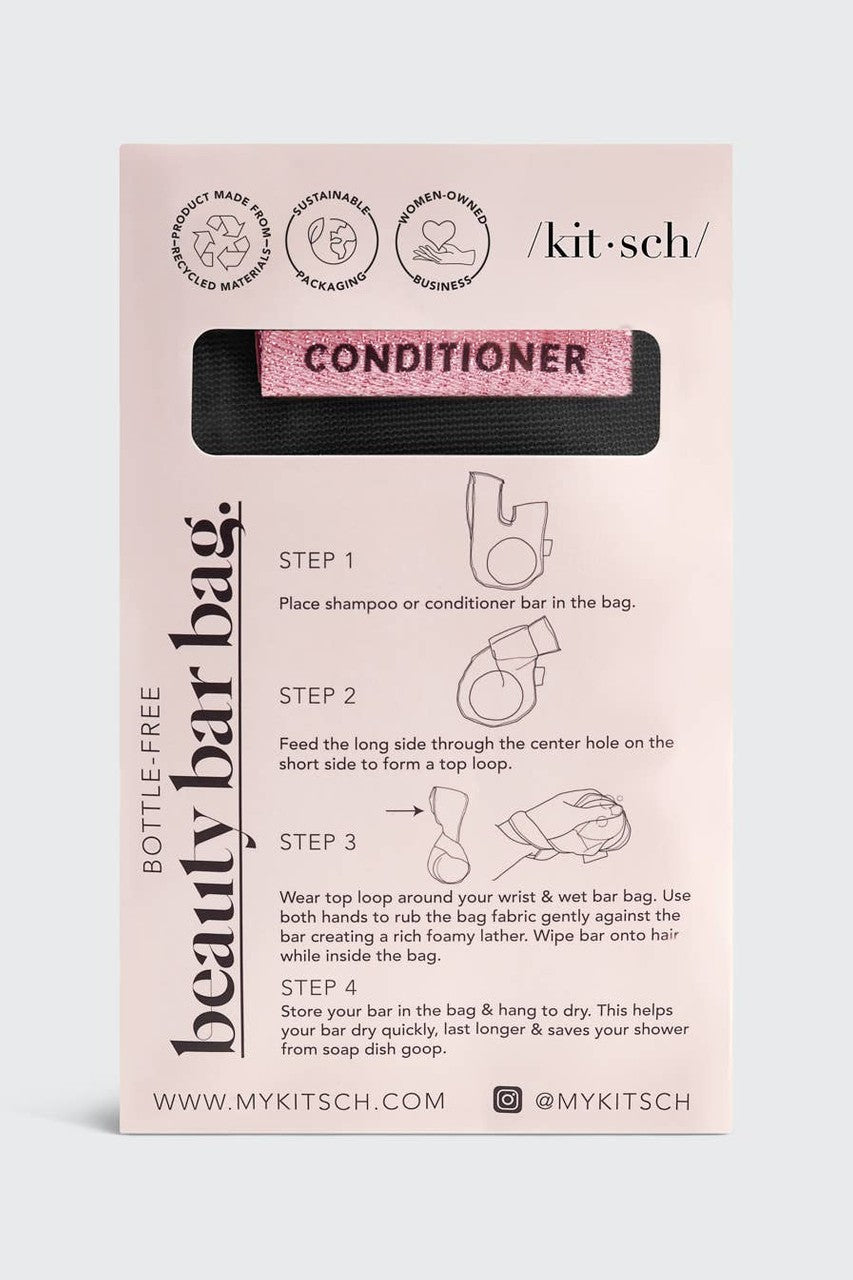 Conditioner Beauty Bar Bag - Black