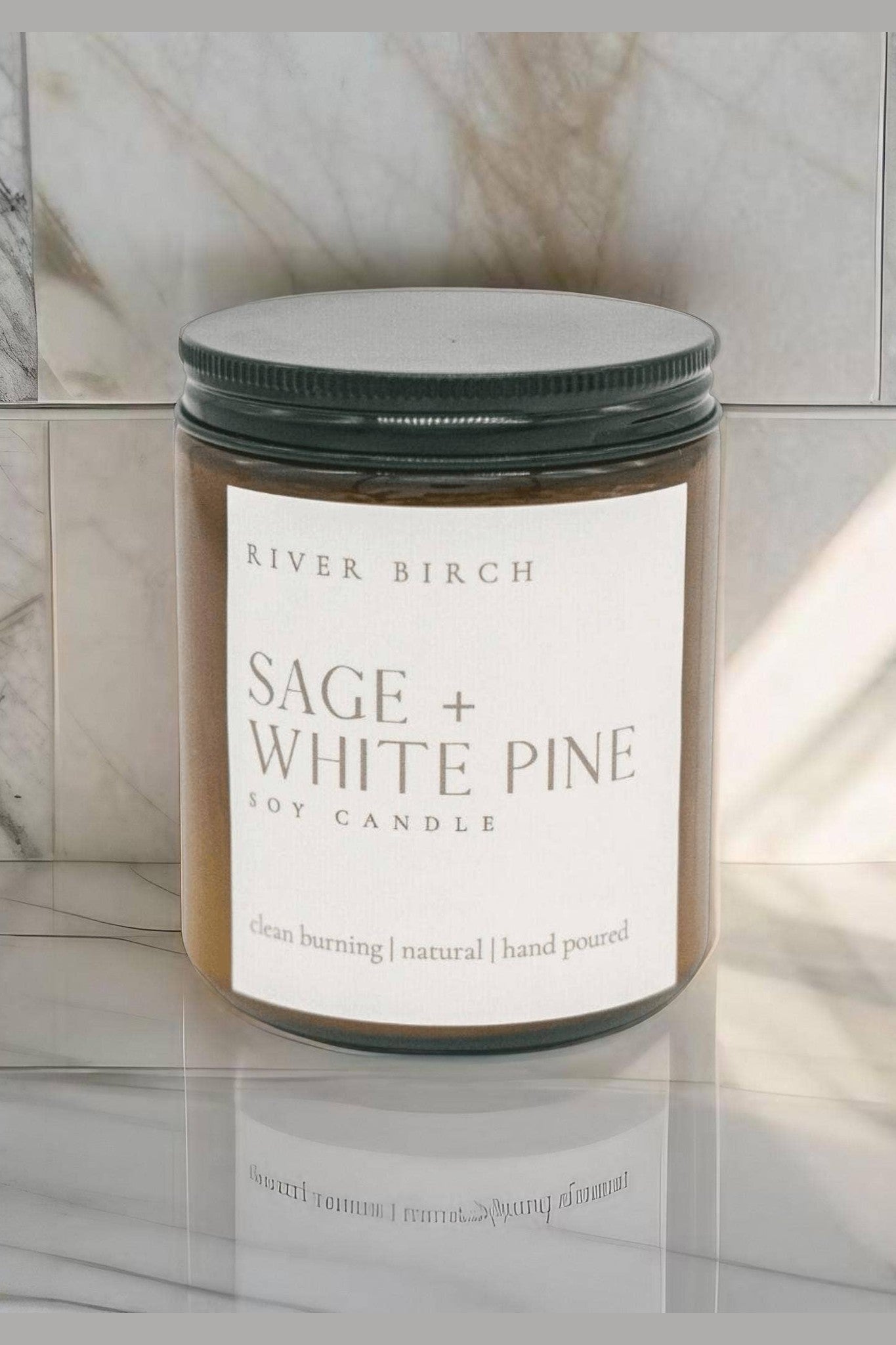 Sage + White Pine Soy Candle
