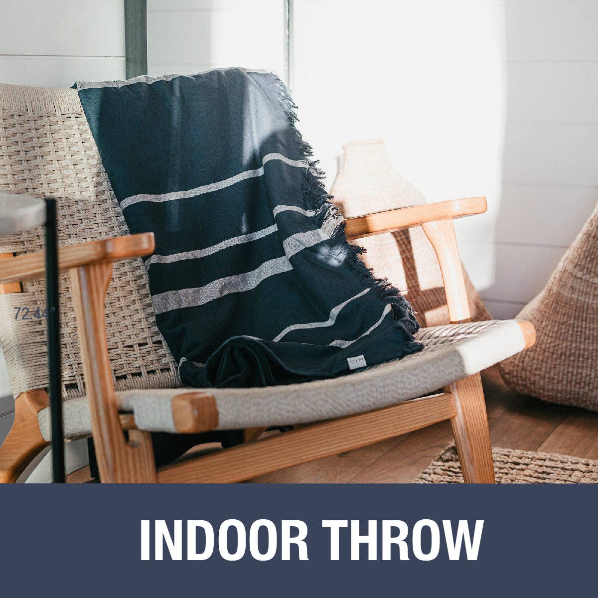 Malibu LUXE Blanket: Windward Navy