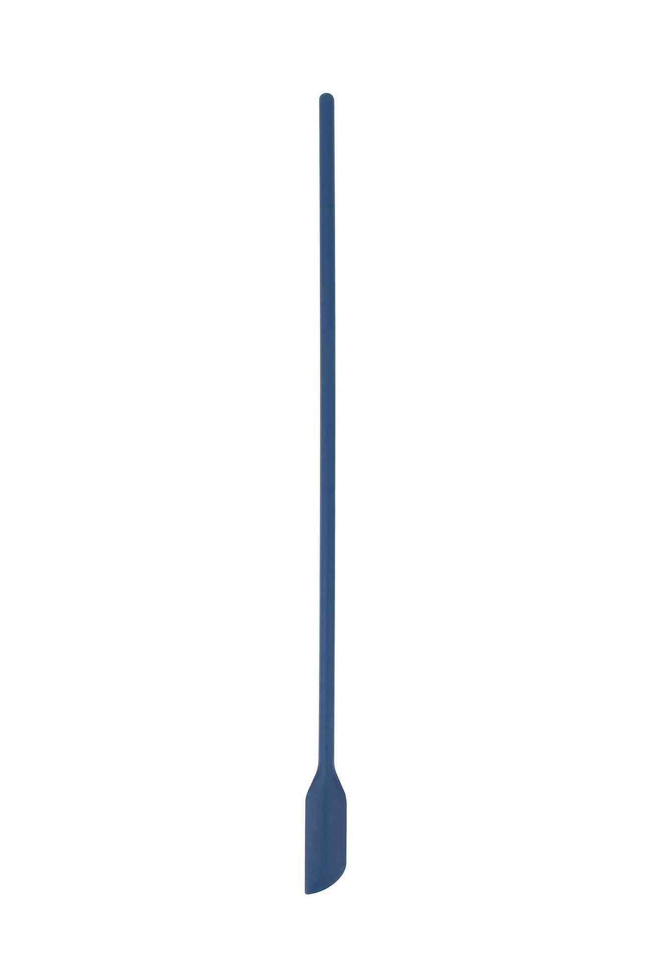 Fox Run Tiny Silicone Spatula Jar Scraper, Navy, 12"