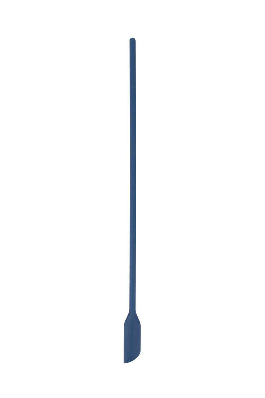 Fox Run Tiny Silicone Spatula Jar Scraper, Navy, 12"