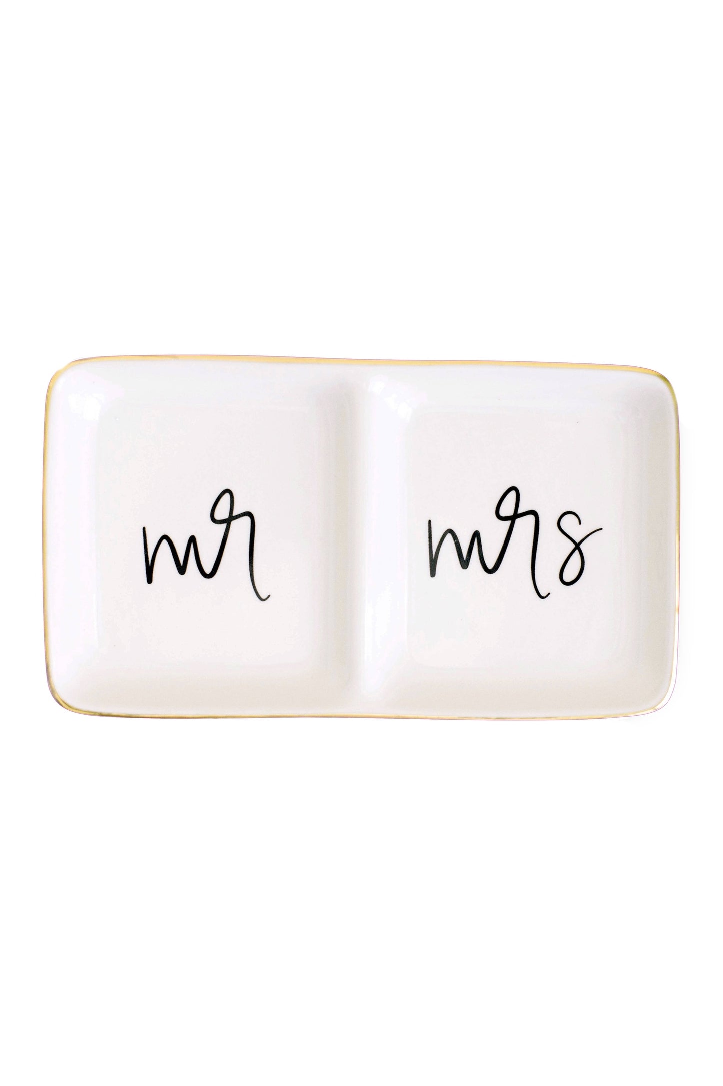 Mr. and Mrs. Jewelry Dish