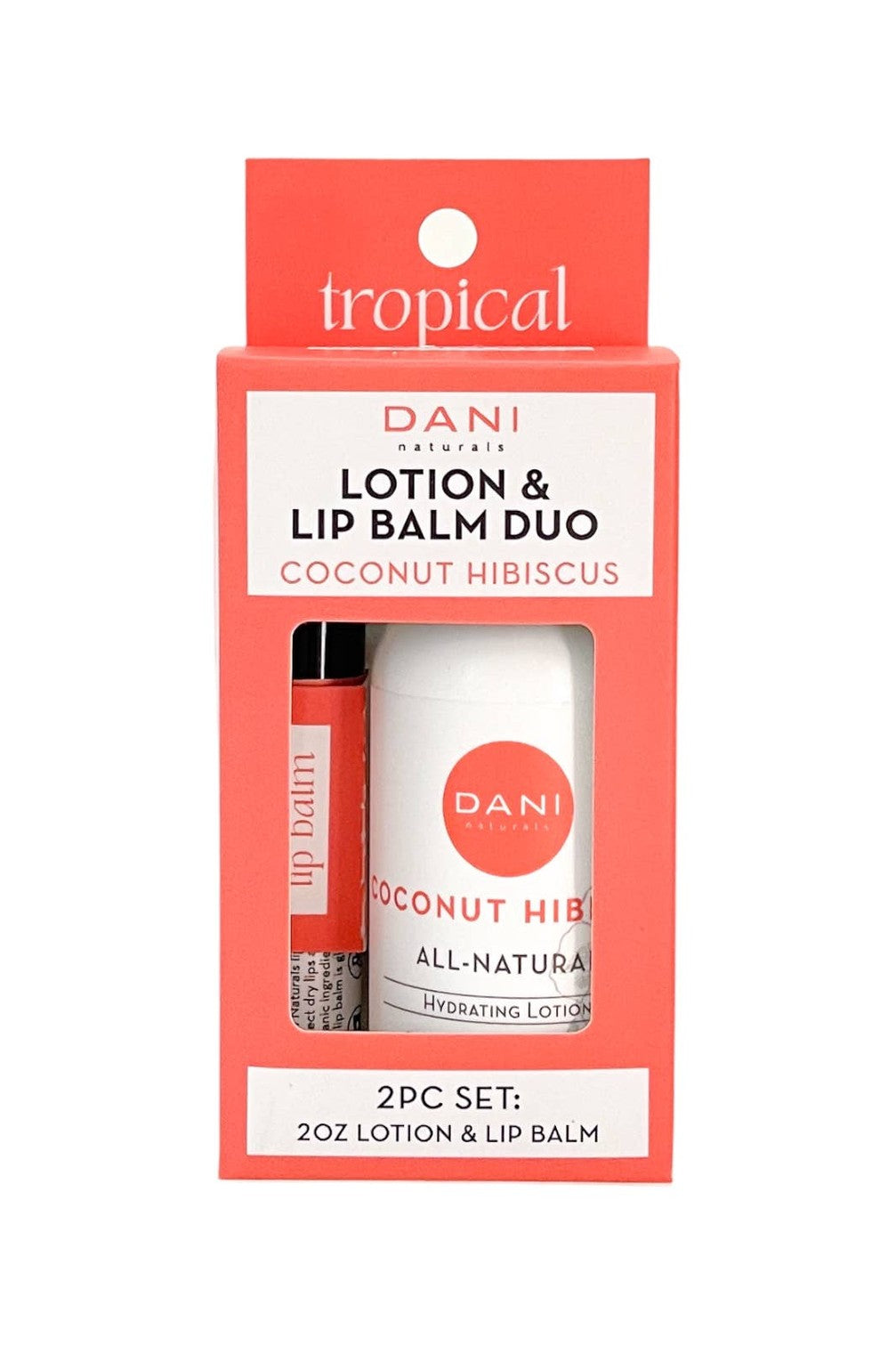 Coconut Hibiscus Lotion & Lip Balm Duo