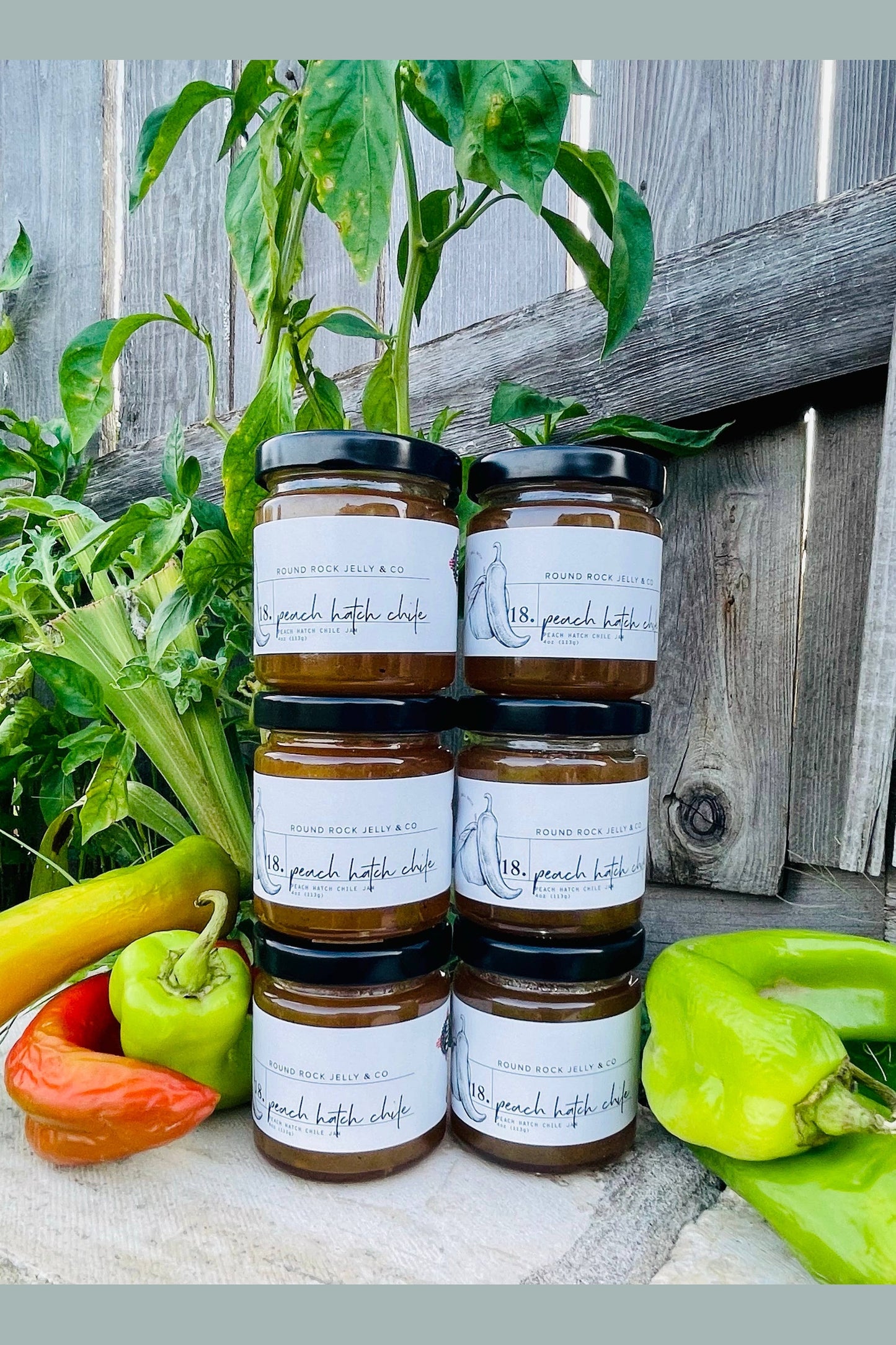 Peach Hatch Chile Jam
