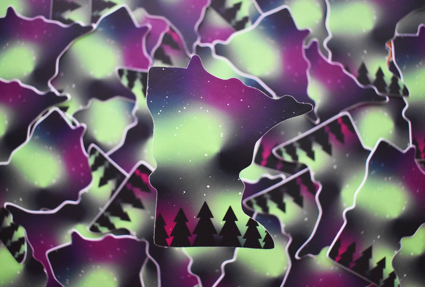 MN Northern Lights Sticker