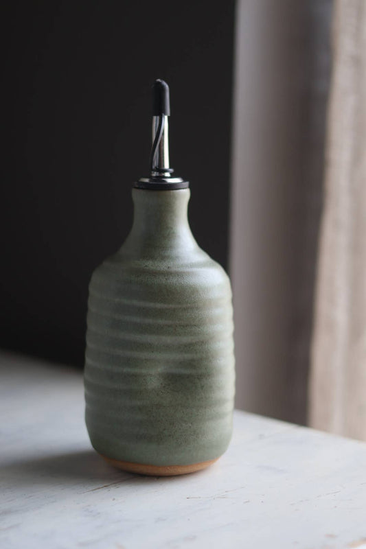 Oil Cruet in Sage Green