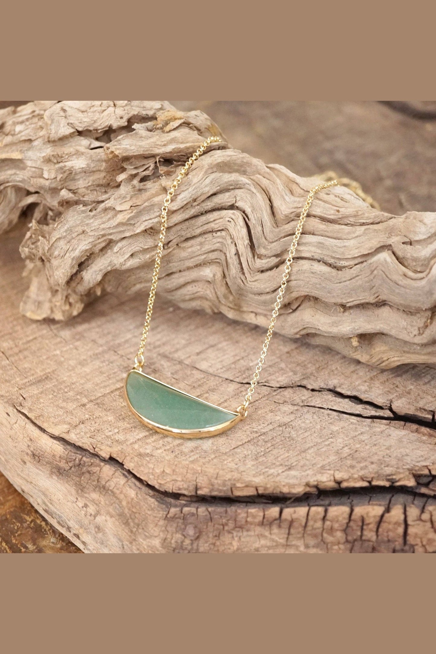 Semi Precious Dainty Necklace - White