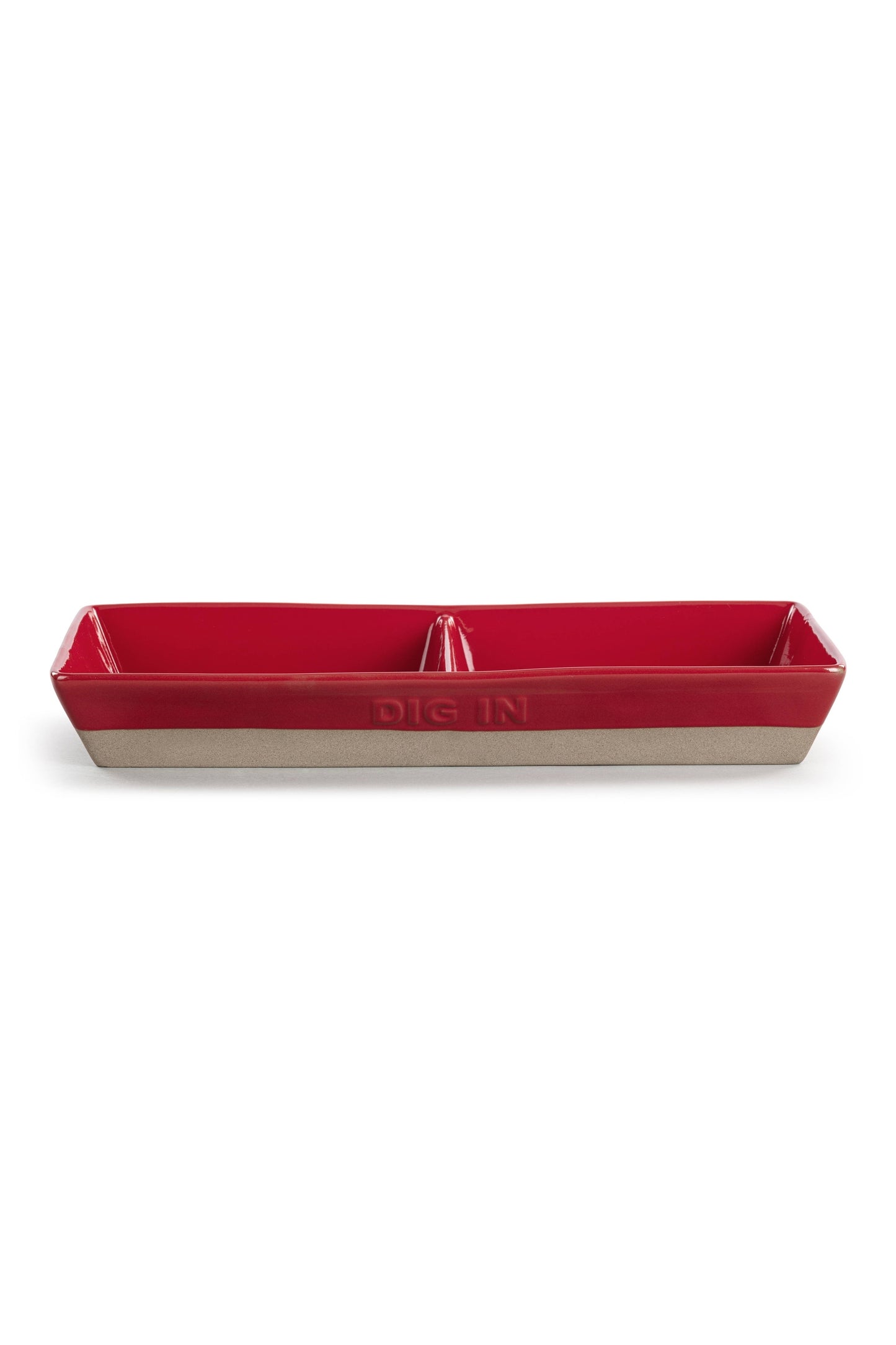 Red This That Divided Dish