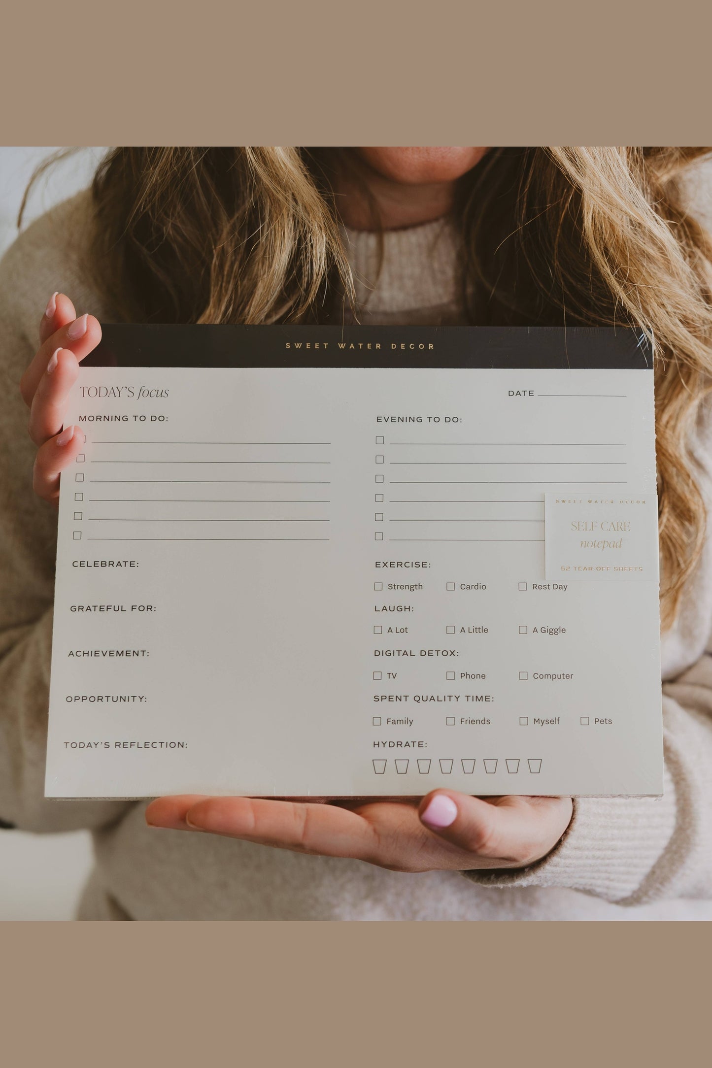 Self Care Notepad