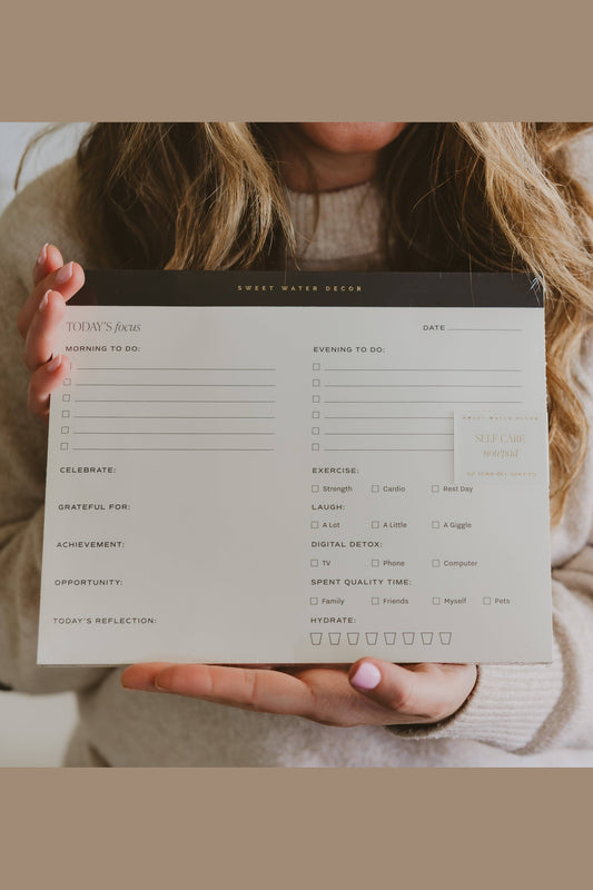 Self Care Notepad