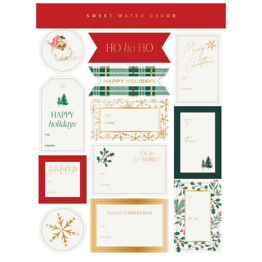 Holiday Classic Gift Tags Set