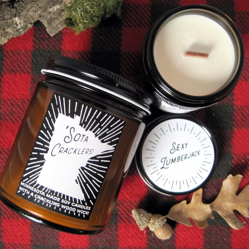 Sexy Lumberjack 'Sota Cracklers Candle