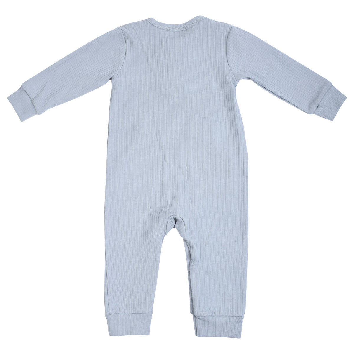 Mauve  Baby Ribbed Playsuit with Pockets: 12-18 Months