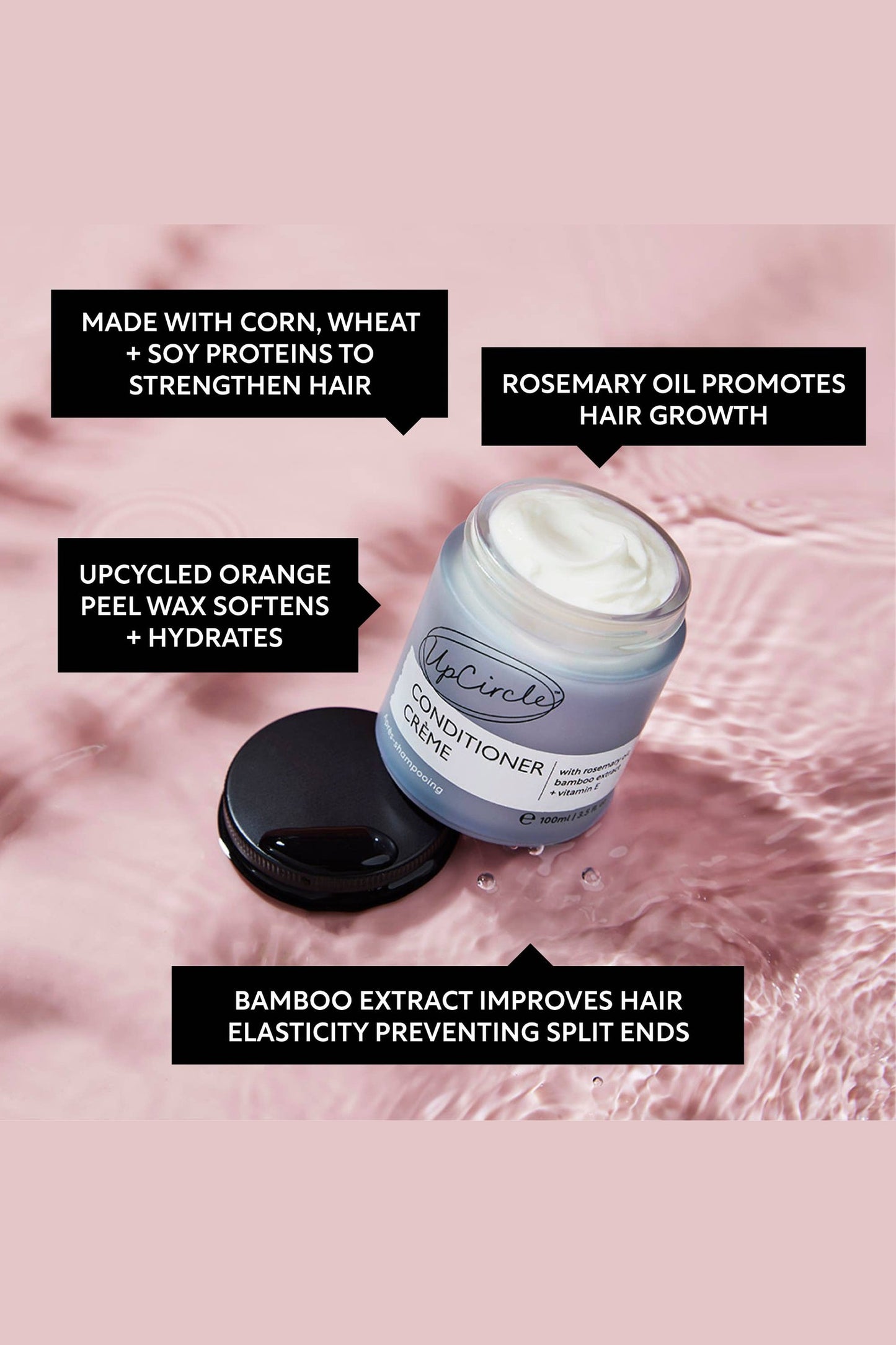 Rosemary + Vitamin E Natural Vegan Spa Conditioner Crème