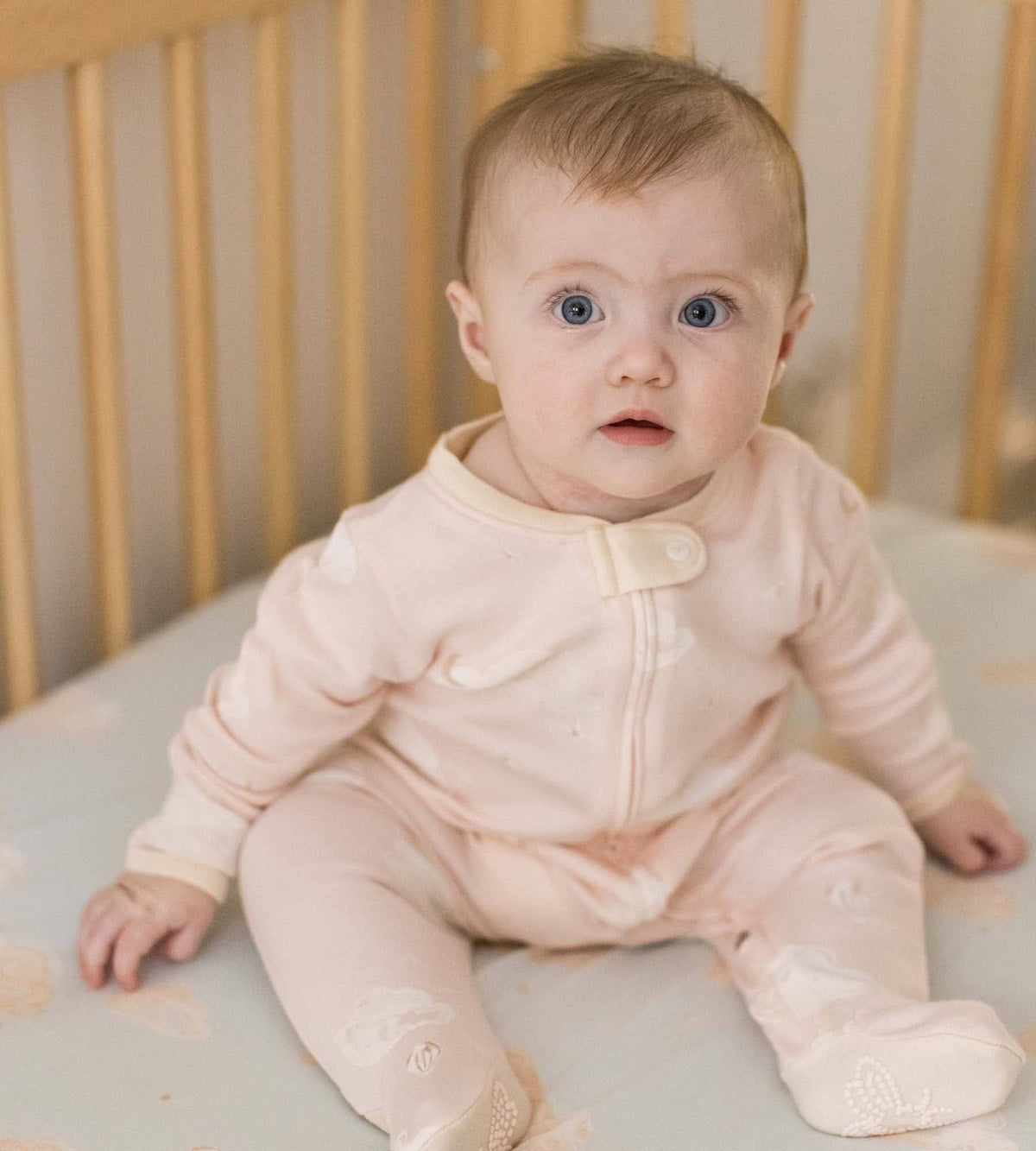 Good Night Sky Organic Cotton Sleep & Play - Ranunculus: Ranunculus / 6-9 Months