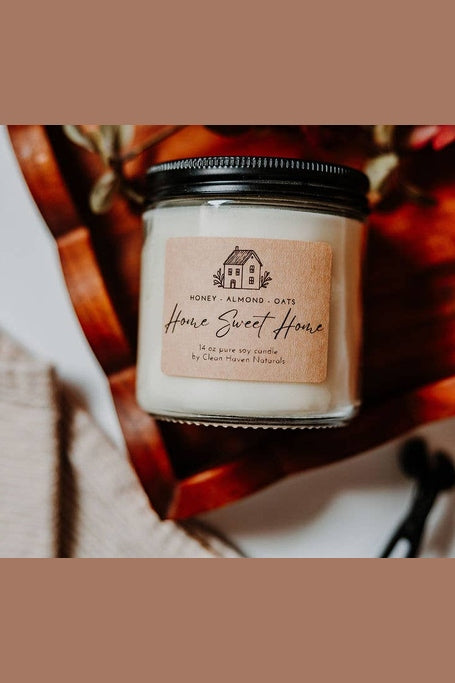 Home Sweet Home Housewarming Gift Candle