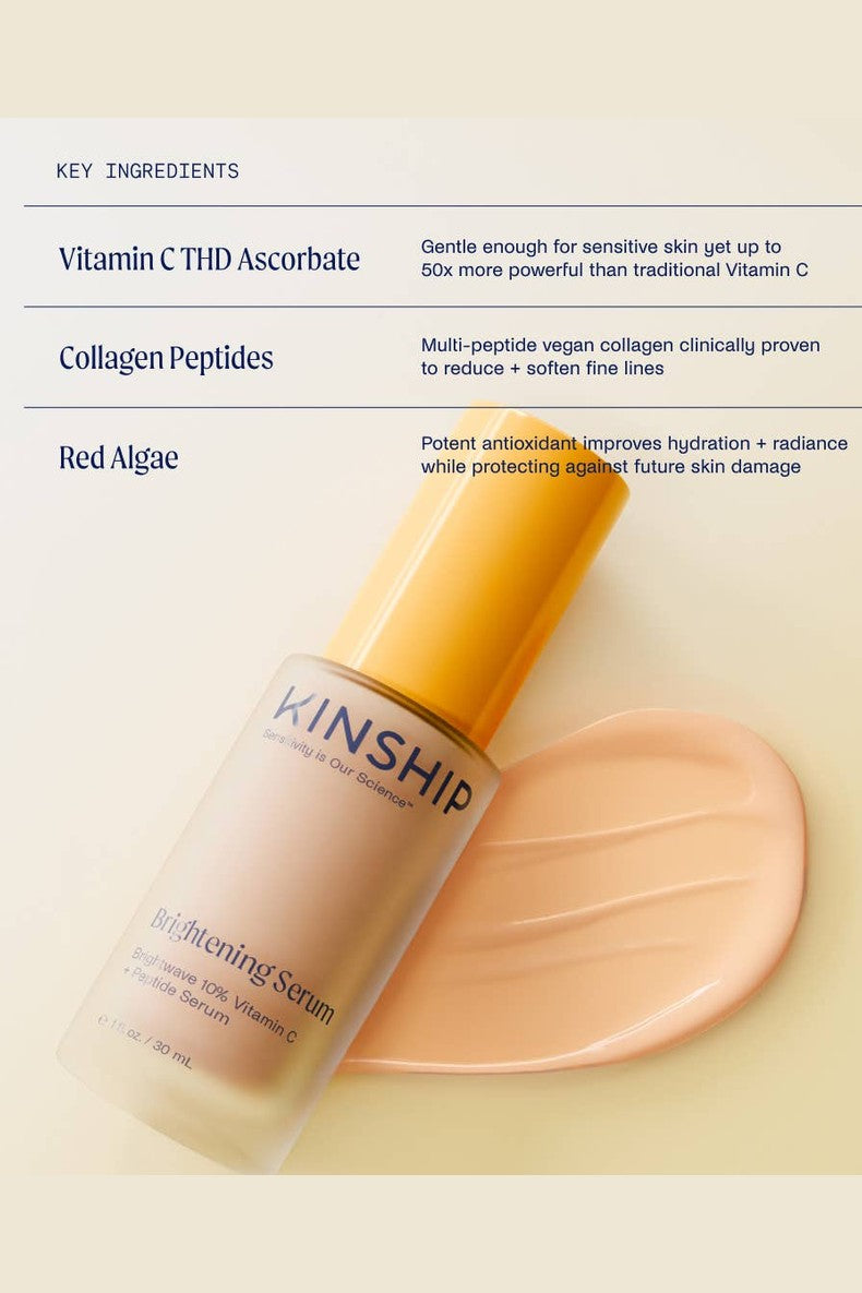 Brightwave 10% Vitamin C + Peptide Brightening Serum