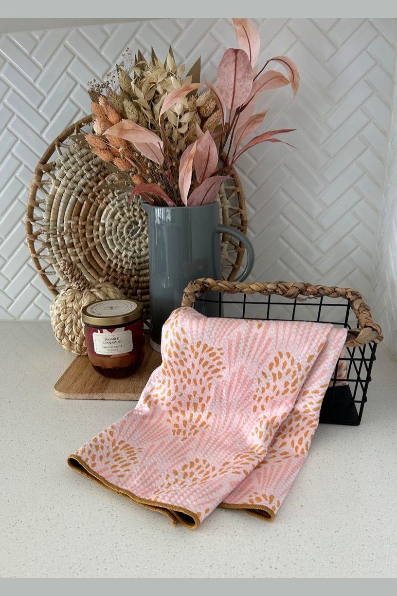 Bloom Dish Towels - Chrysanthemum