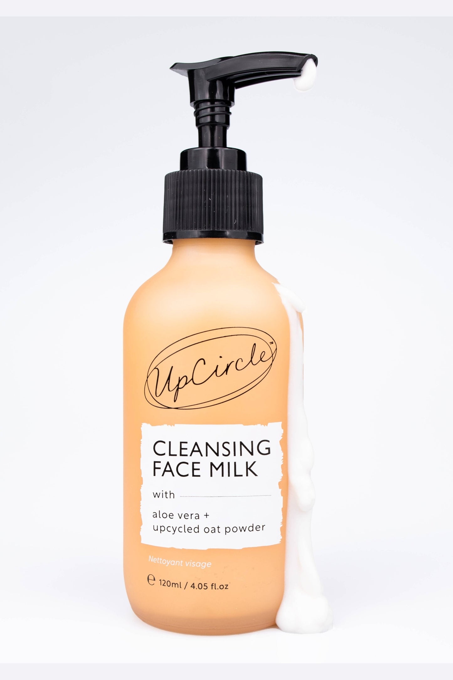 Cleansing Face Milk with Aloe Vera + upcycled Oat Powder