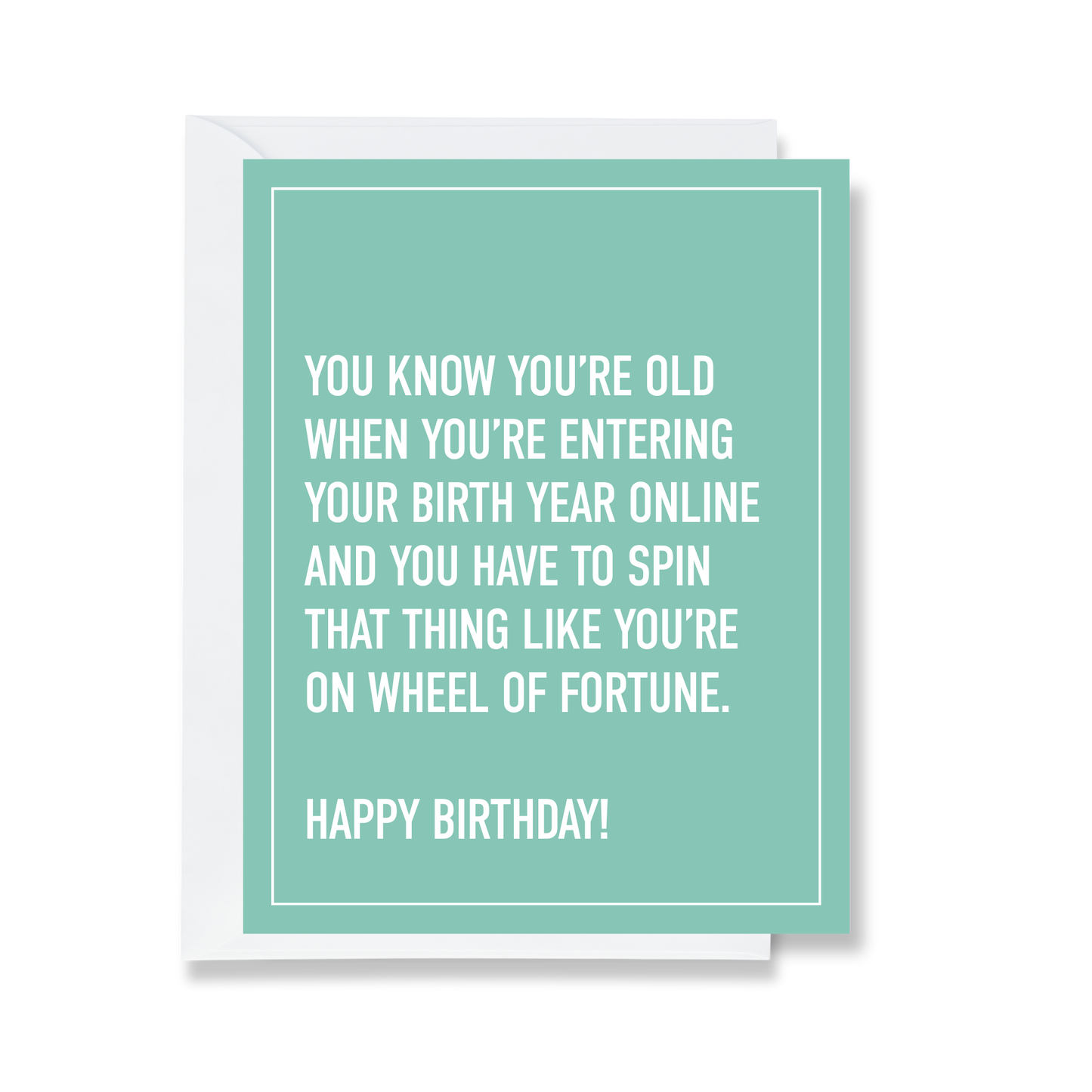 Wheel of Fortune Greeting Card