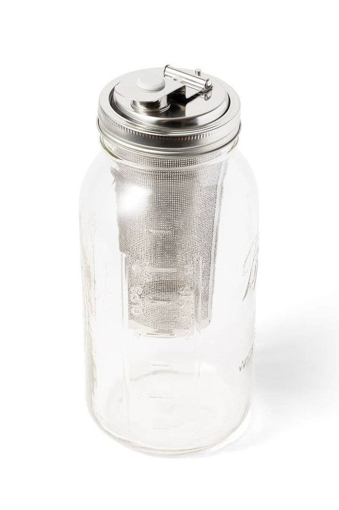 Jarware Cold Brew Tea Infuser for Wide Mouth Mason Jar
