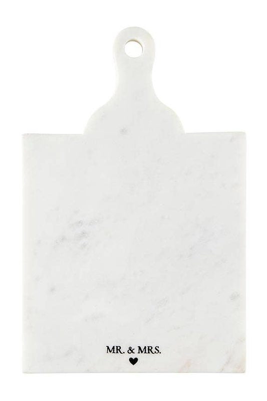 Marble Board with Handle - Mr. & Mrs.
