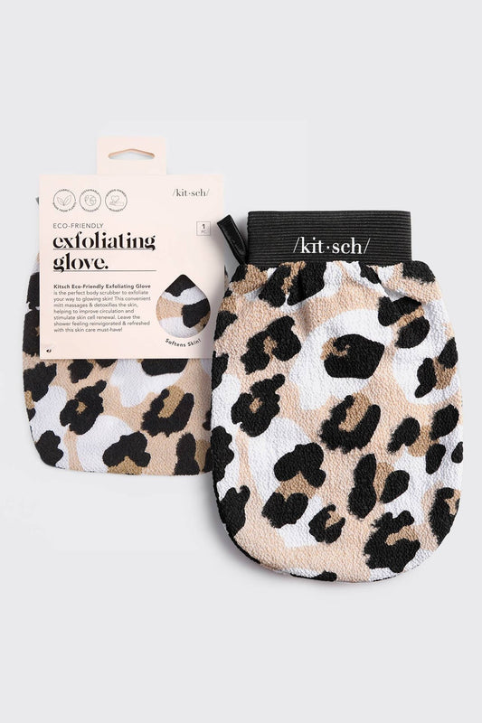 Leopard Eco-Friendly Exfoliating Glove