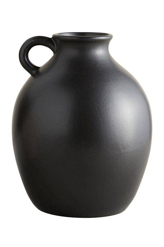 Matte Black Kettle Planter