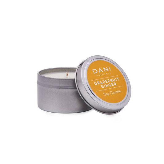 Grapefruit Ginger Travel Candle Tin 2oz