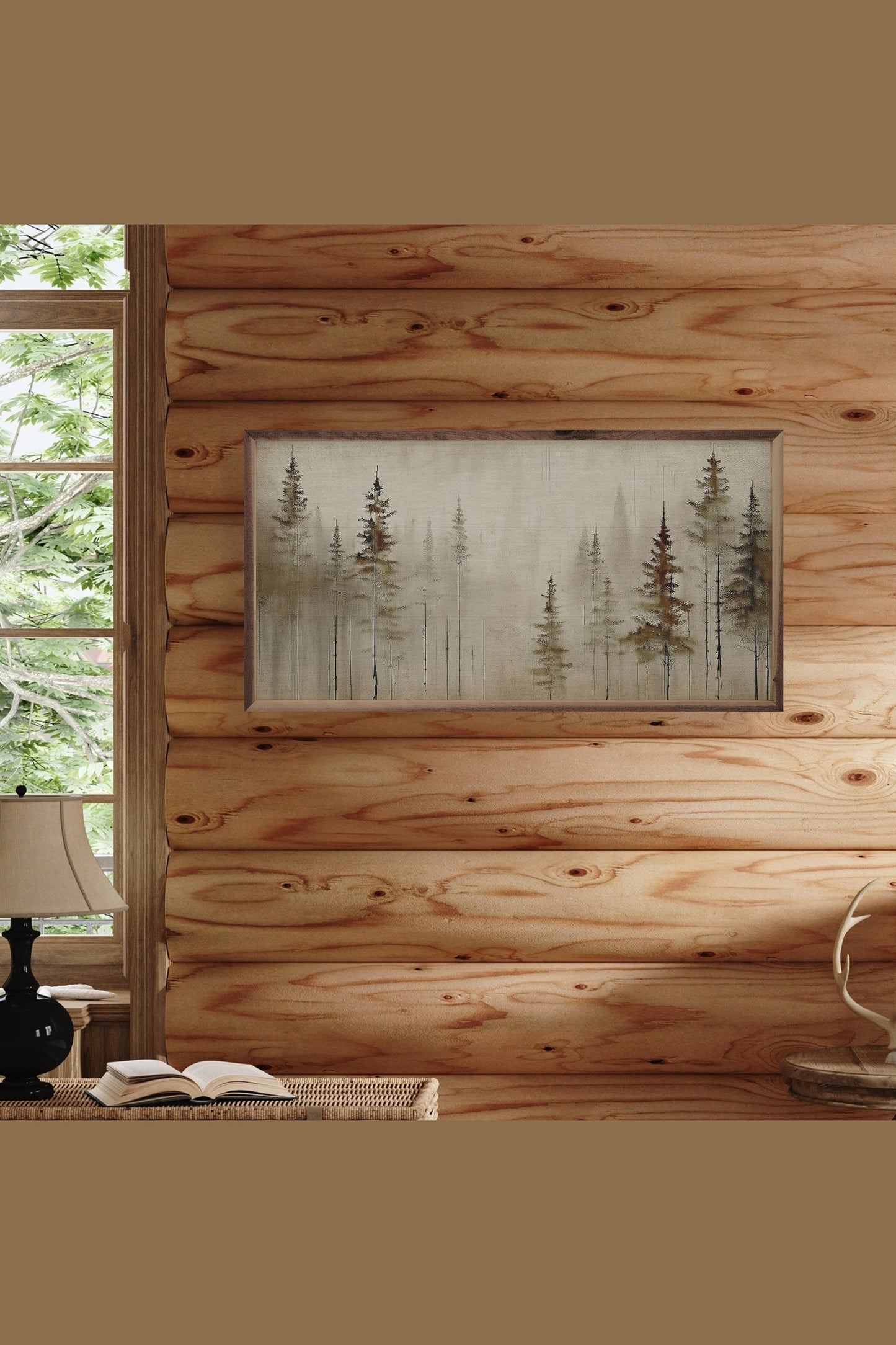Pine Trees II Print