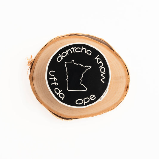 Minnesota Phrases Sticker