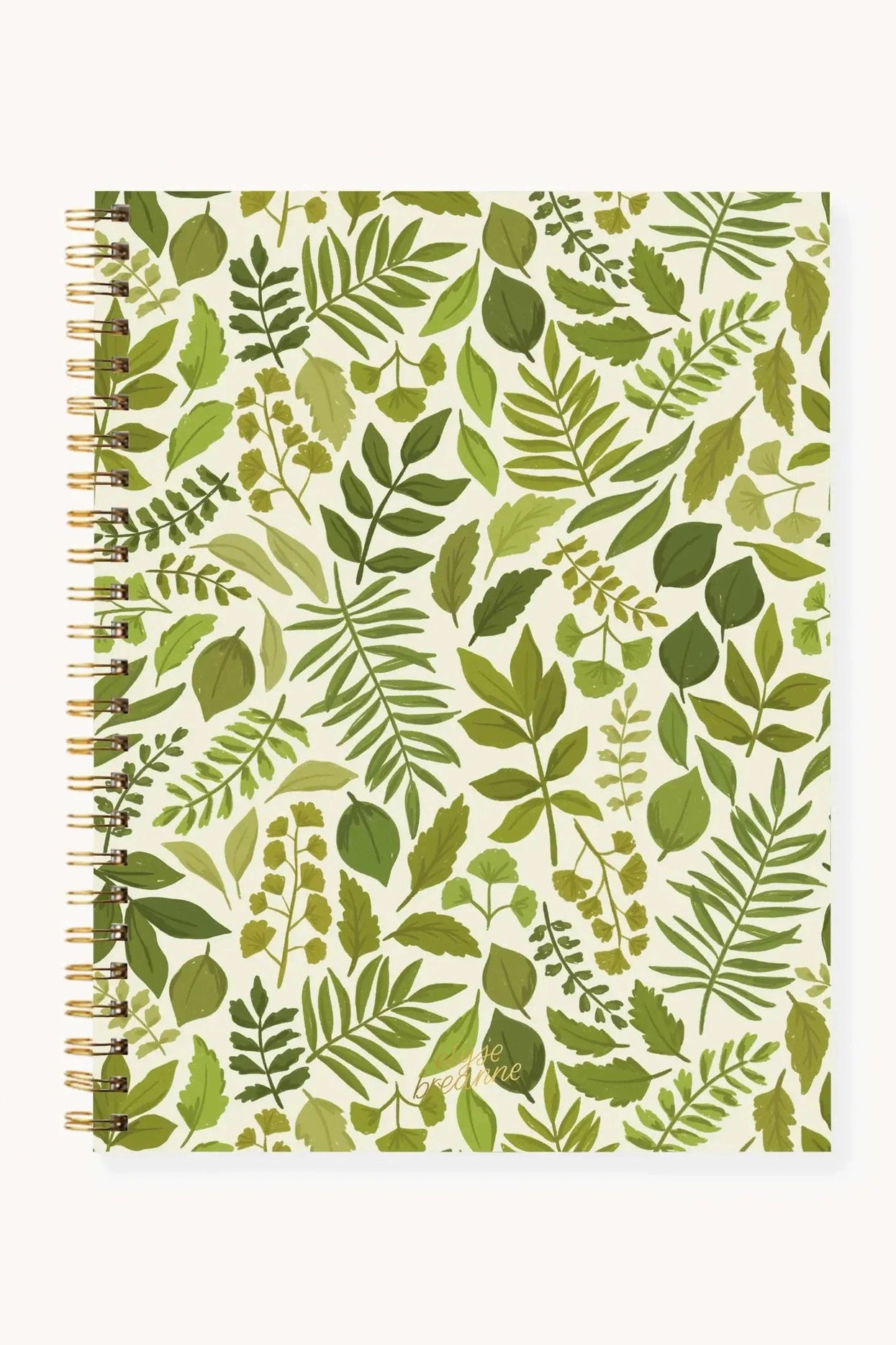 Floral Softcover Spiral Notebook: Pressed Floral