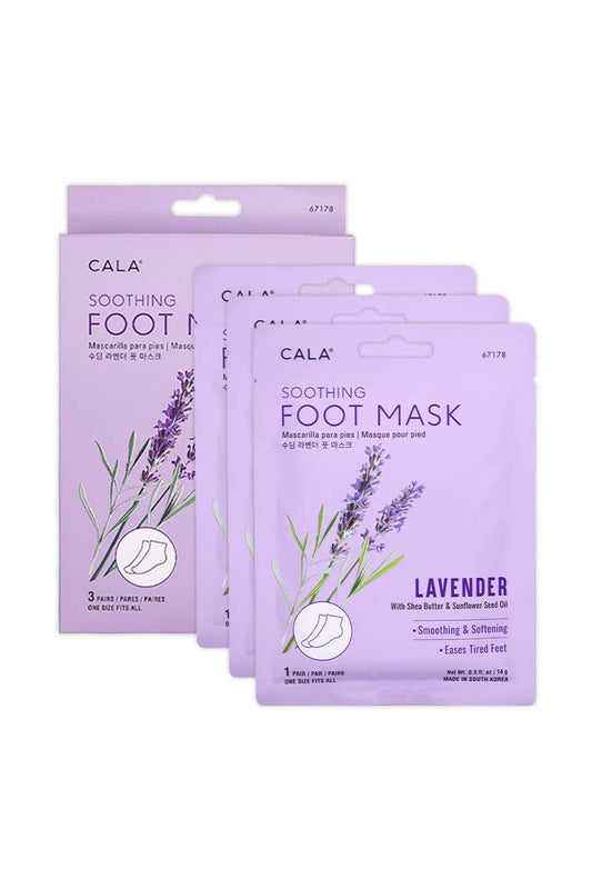 Lavender Soothing Foot Mask Set - 3 Pairs