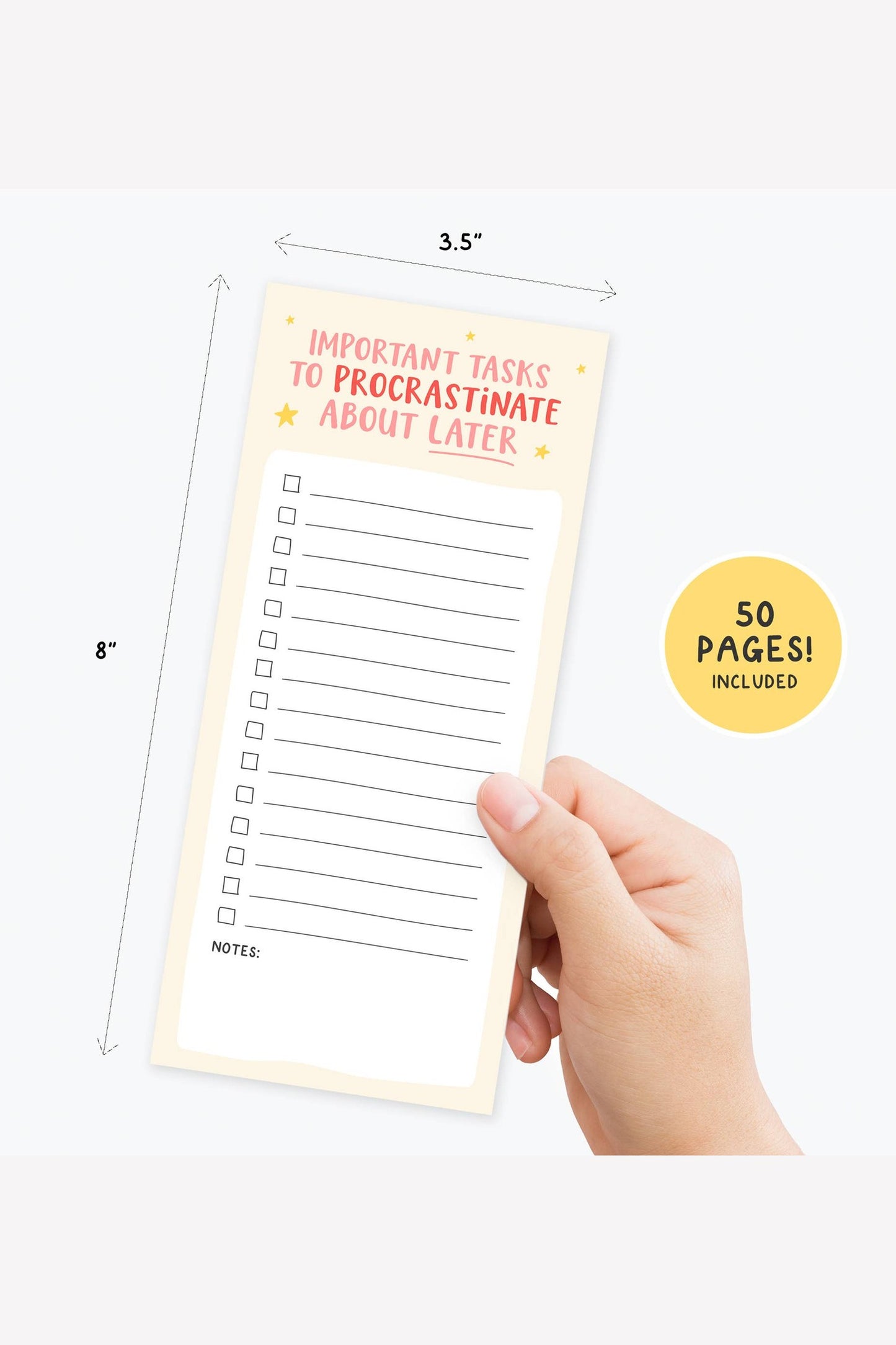 To Do List Procrastinator Notepad