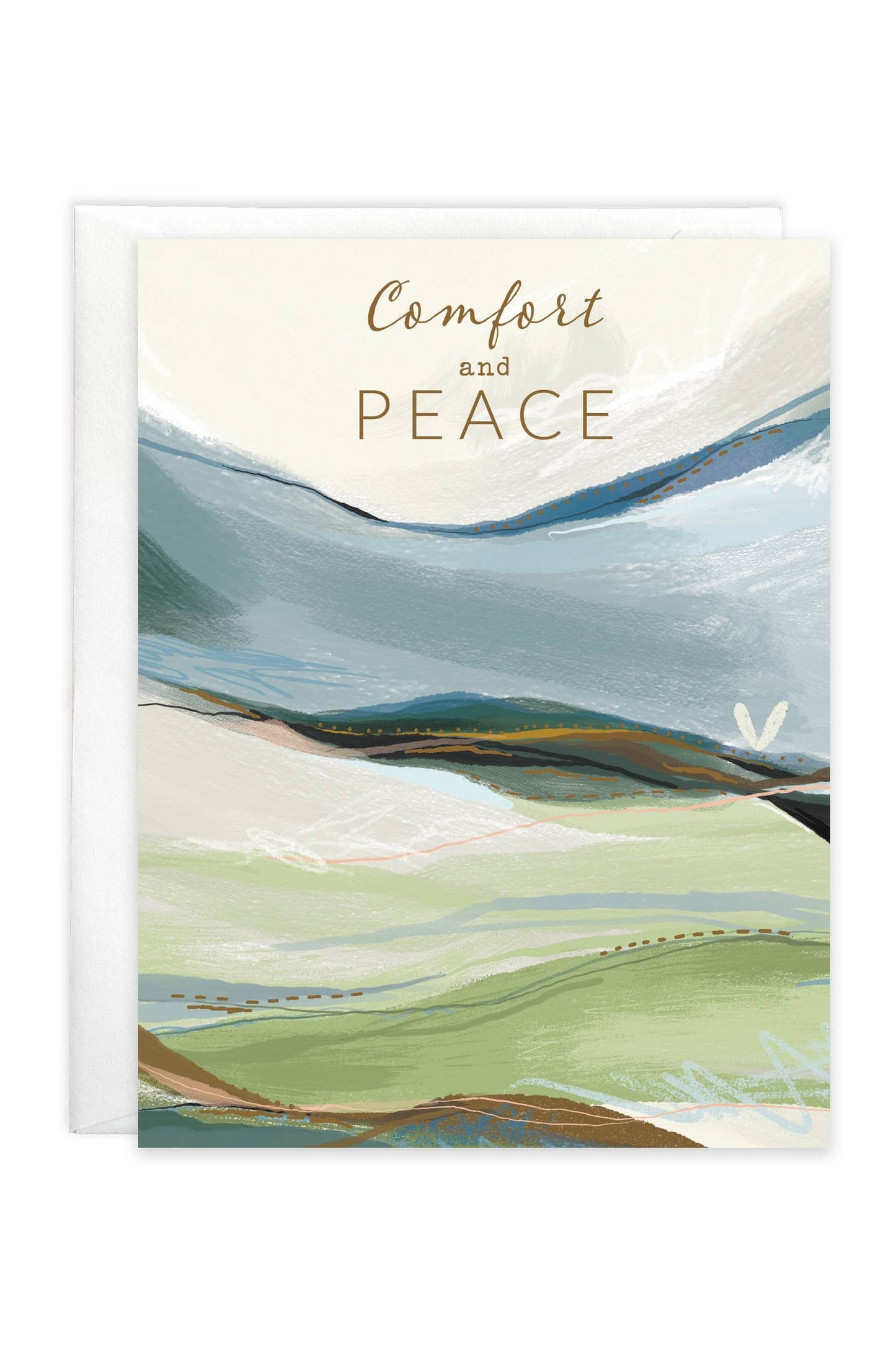 Sympathy Greeting Card - Peaceful Landscape