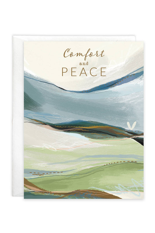 Sympathy Greeting Card - Peaceful Landscape