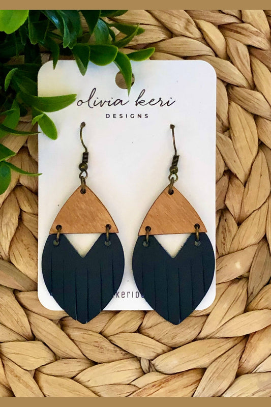 Josie - Navy Earrings