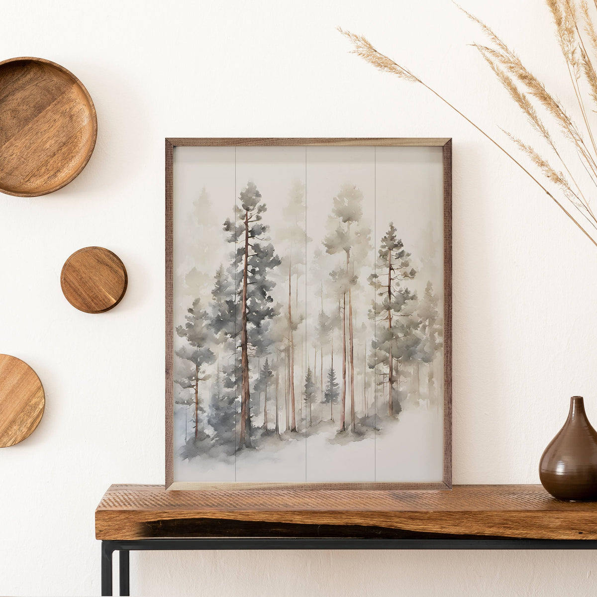 Watercolor Timber Print