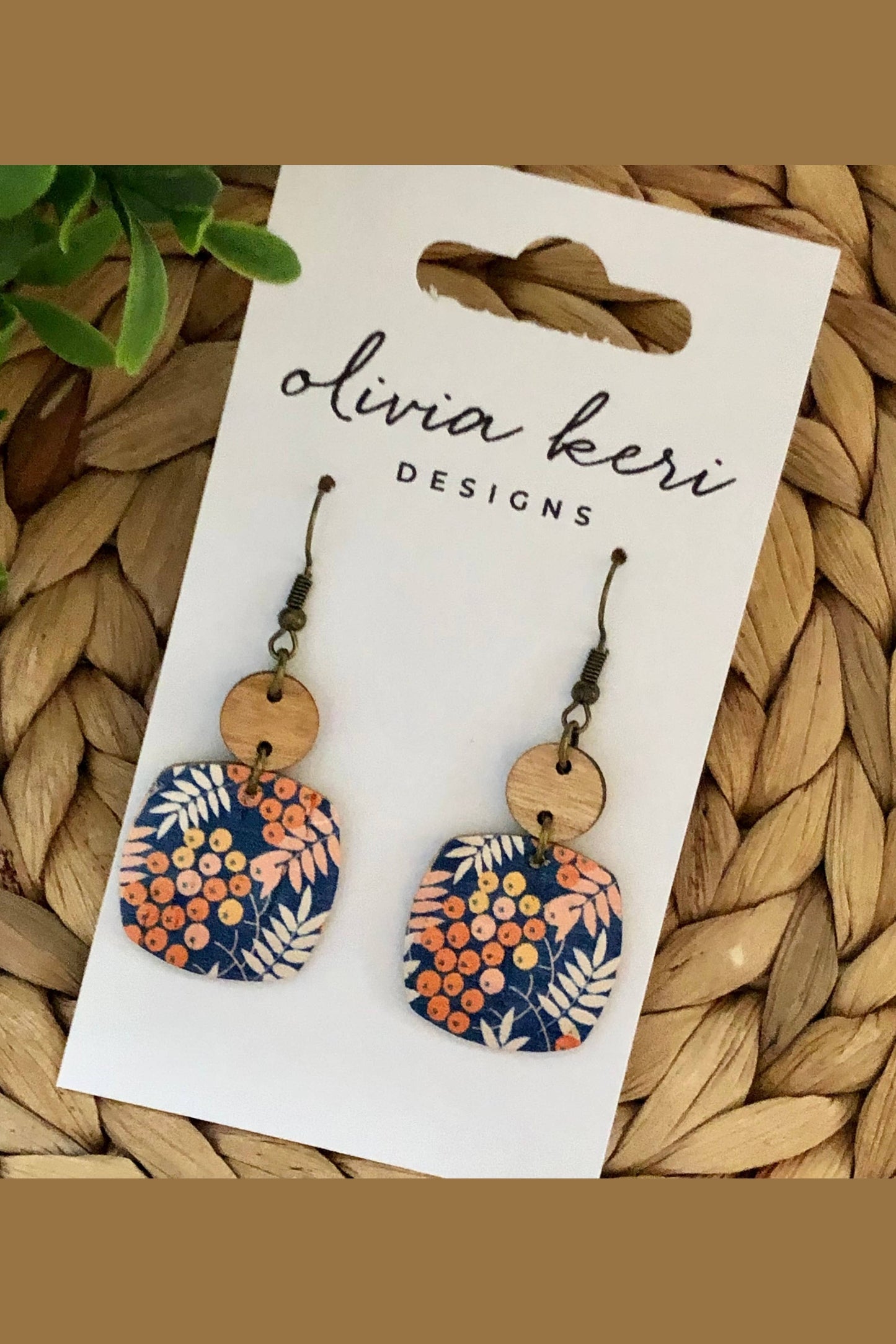 Nora - Fall Berry Earrings