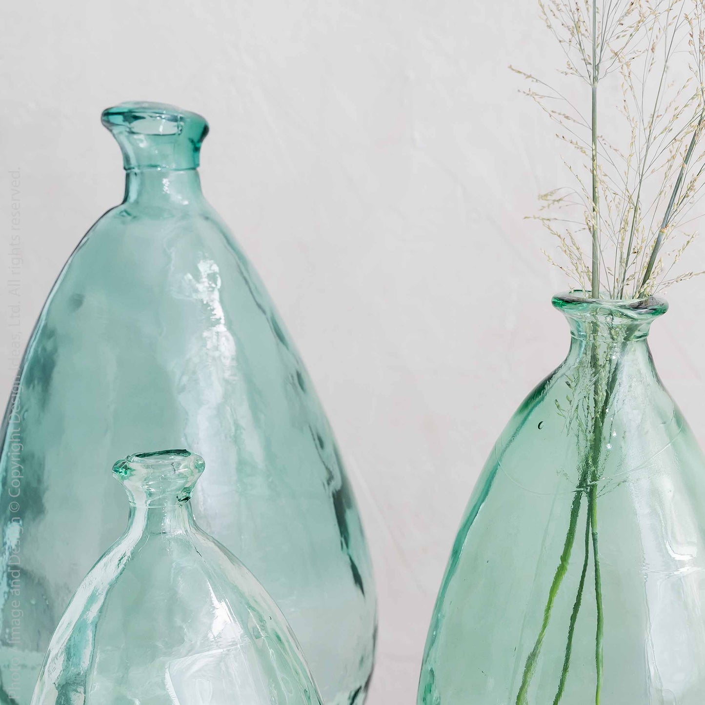 Large Green Nile River Bottle