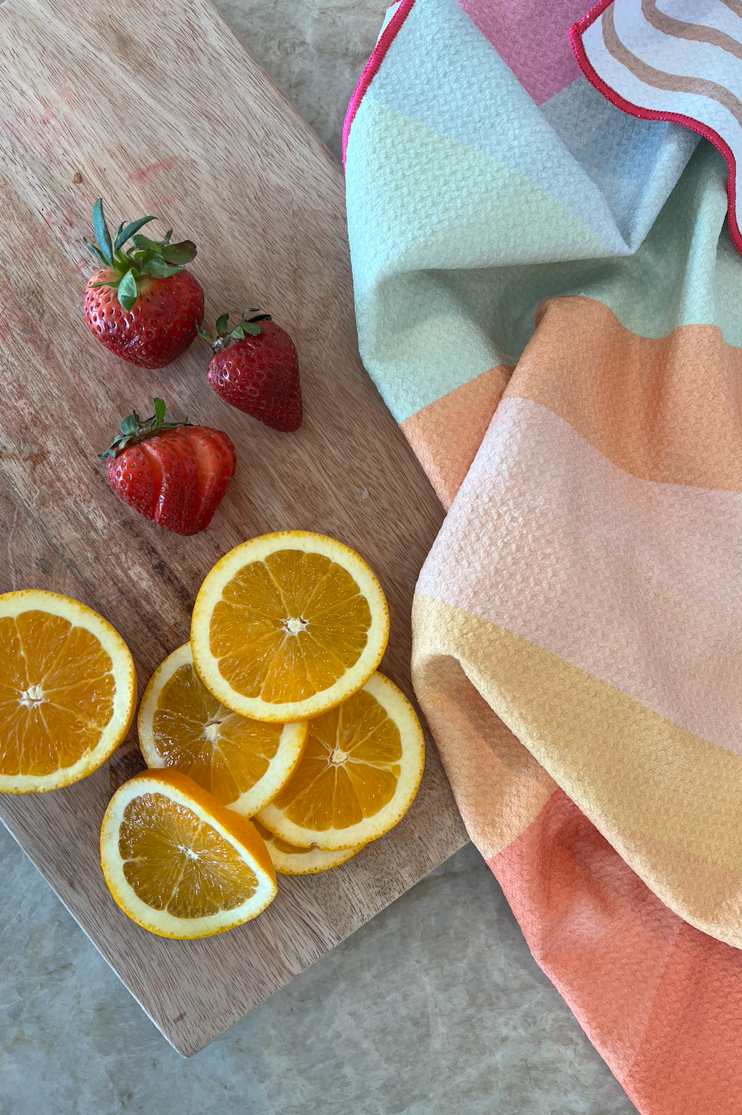 Bloom Dish Towels - California Sunset