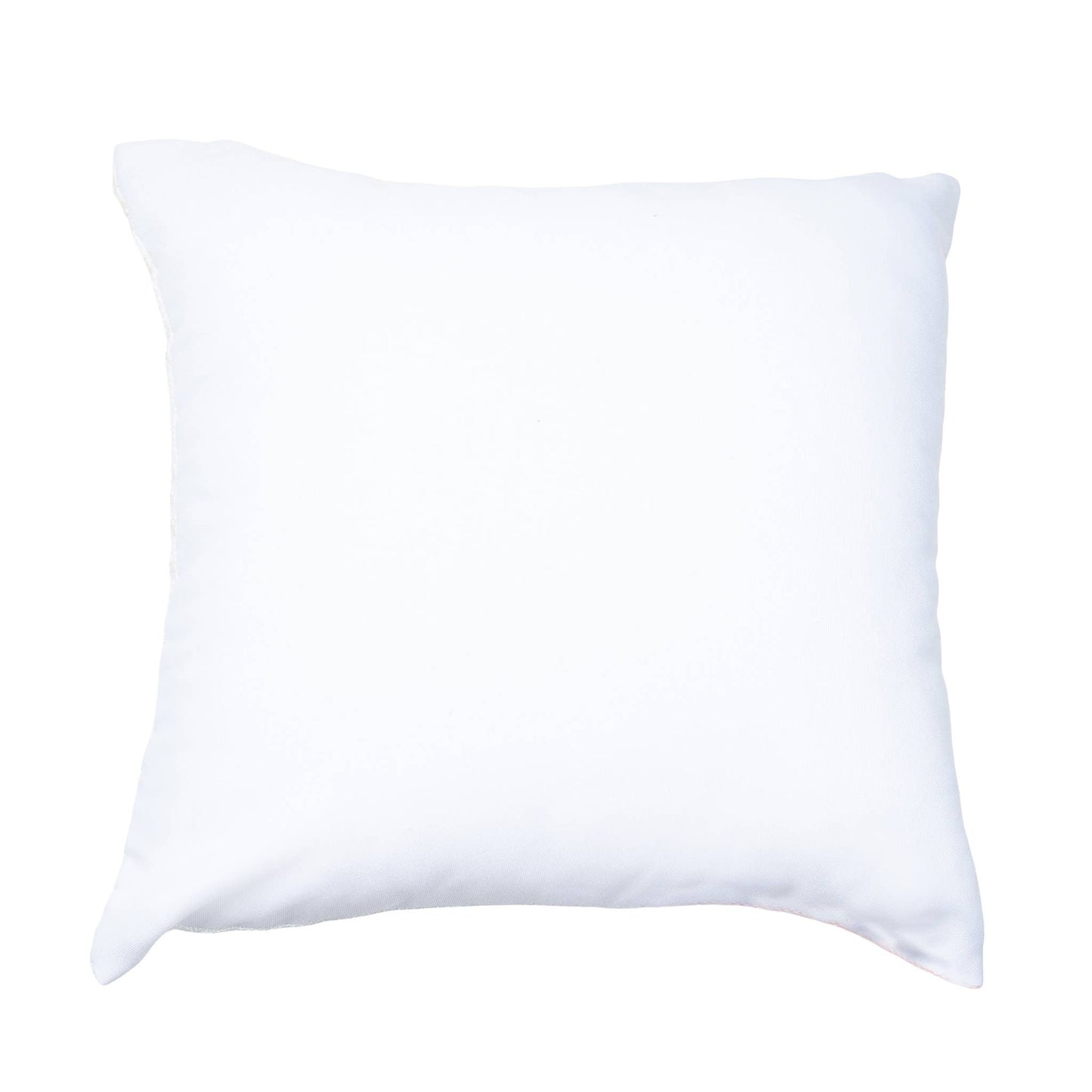 Genevieve 18X18" Handwoven Striped In/Outdoor Throw Pillow: Blue