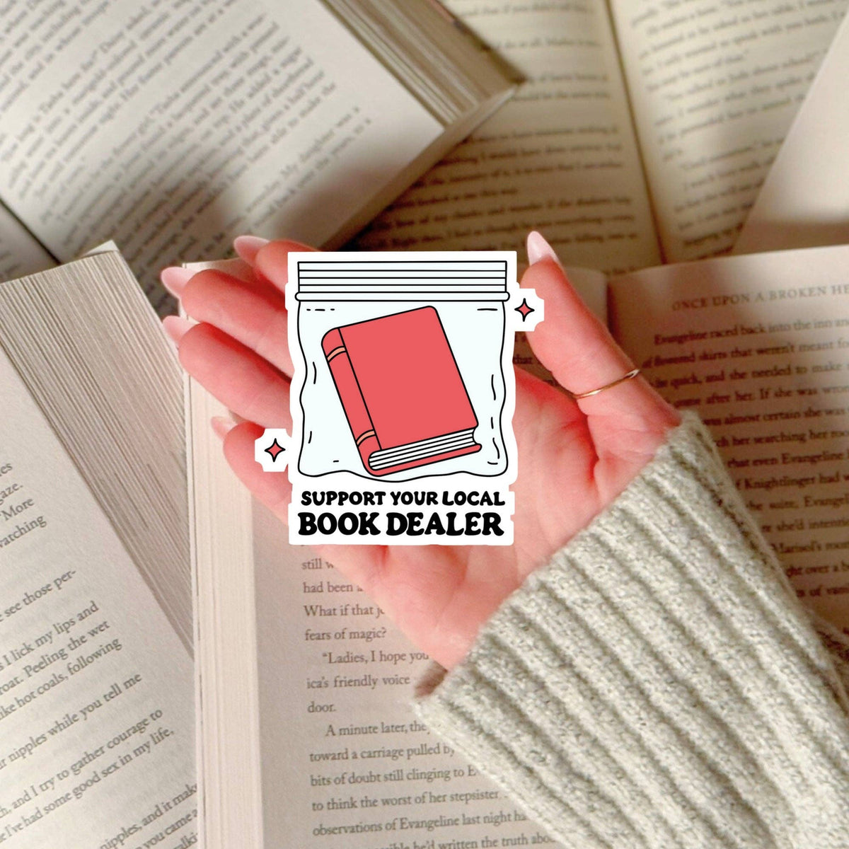 Support Your Local Book Dealer Sticker