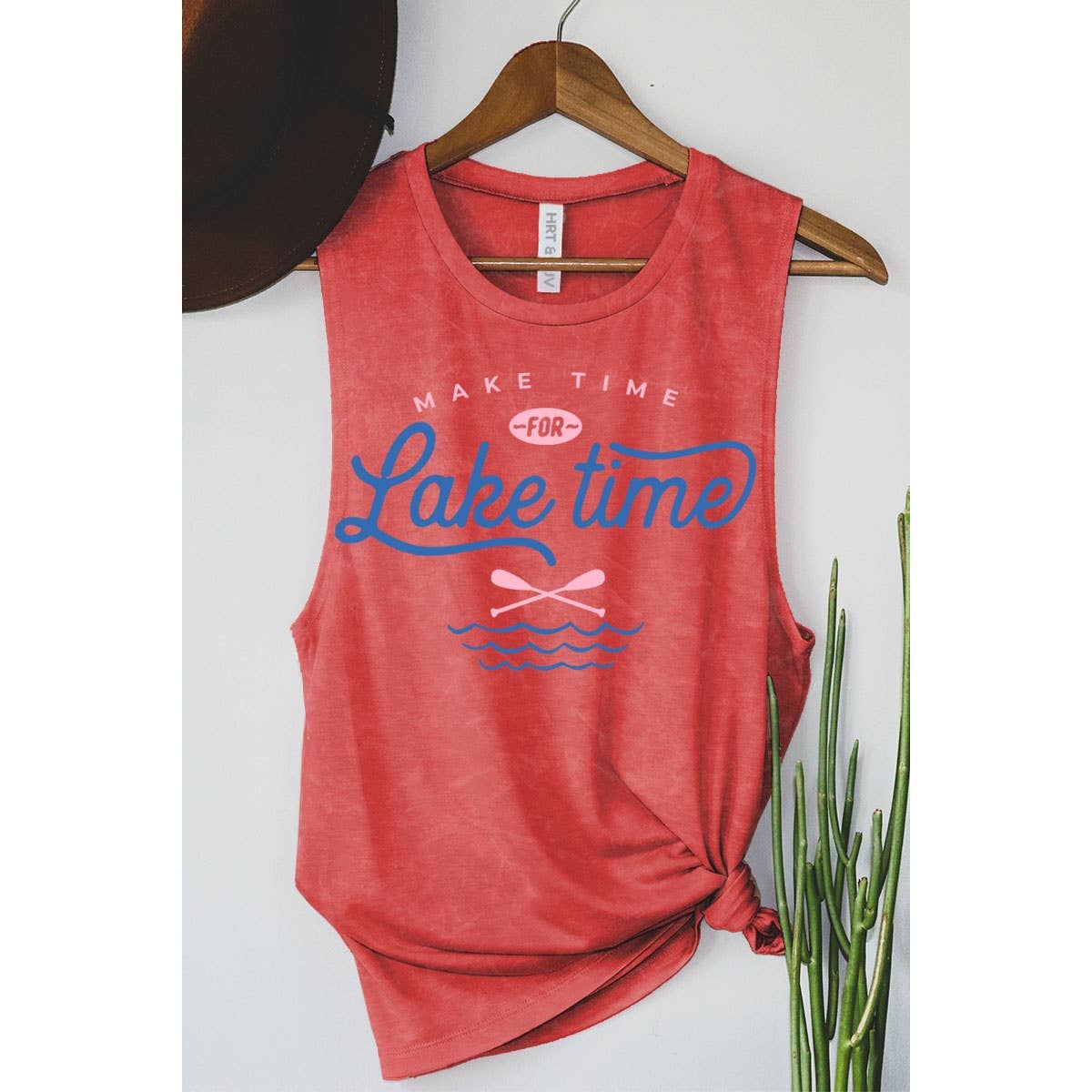 Make Time for Lake Time Graphic Tank