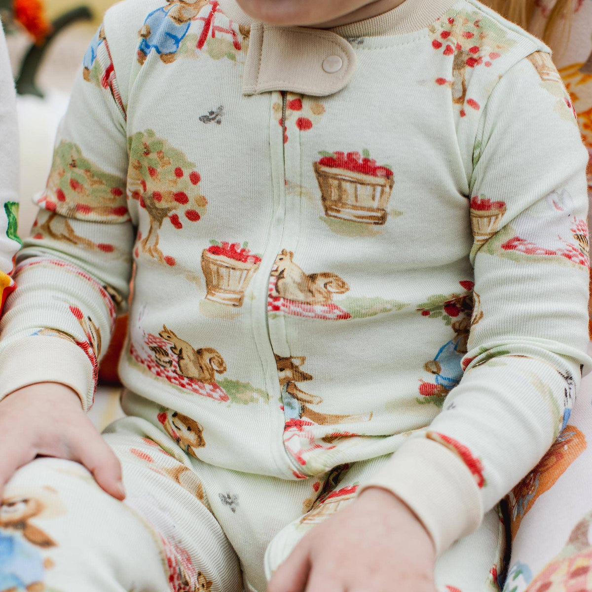 On The Orchard Organic Cotton Footed Sleep & Play: 3-6M